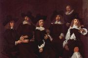Frans Hals Gruppenportrat der Regenten des Altmannerhospitzes in Haarlem Germany oil painting artist
